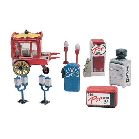Woodland Scenics #230 - 8 Vending Machines - HO Scale Kit